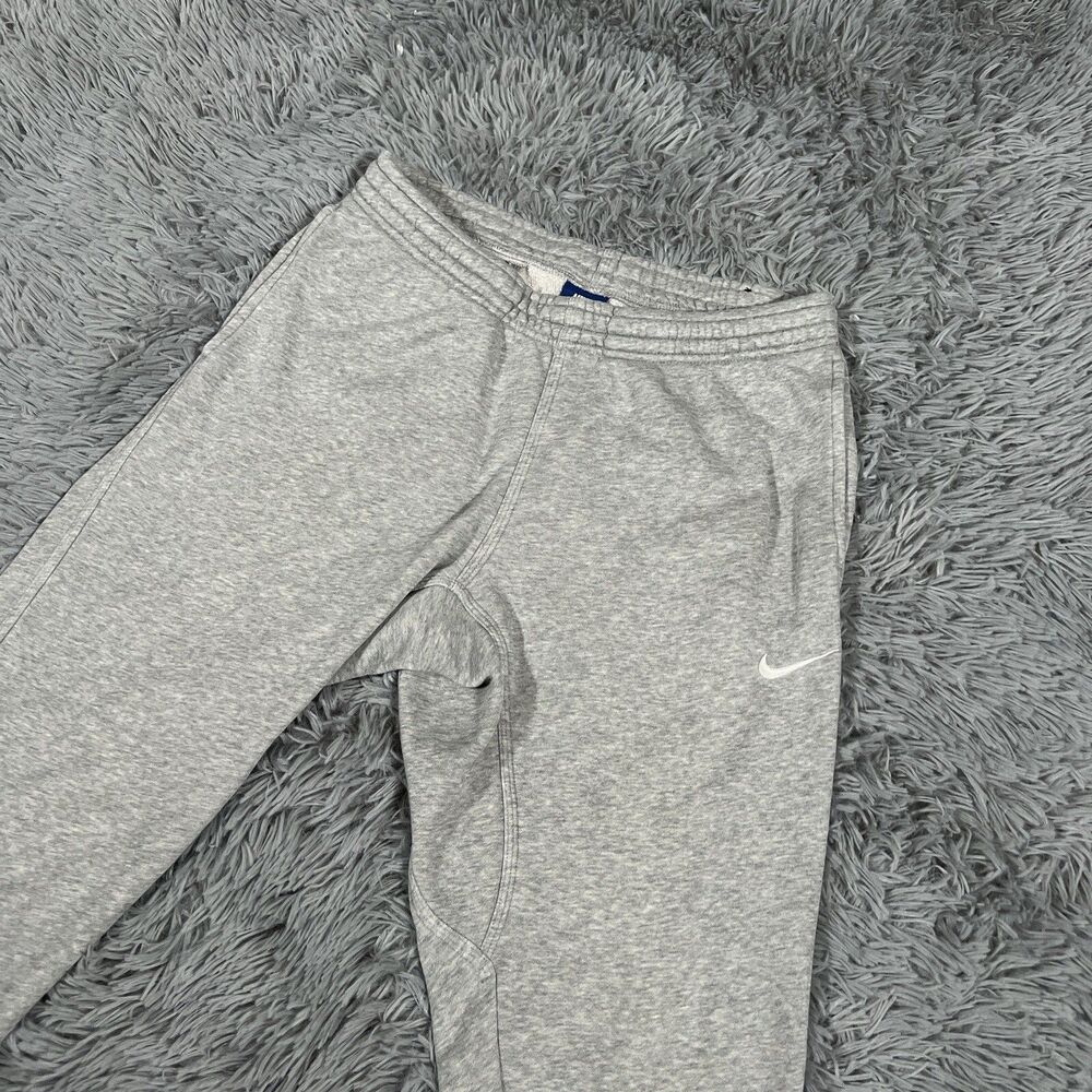 Nike Pants Large Gray Sportswear Club Fleece Jogger Tapered Leg Workout Mens